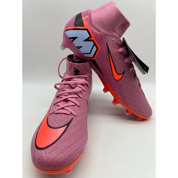 Nike Mercurial Superfly 10 Elite AG Men Size 10 Flamingo Cleat FQ8339-600 New main image 13